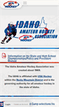 Mobile Screenshot of idahoamateurhockey.com